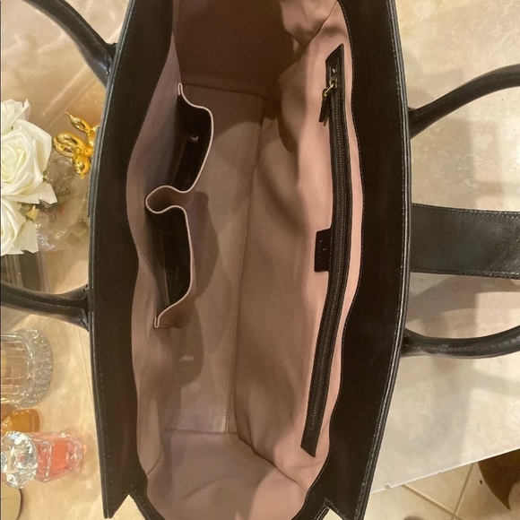 GUCCI Calf Hair and Leather Cheetah Handbag. Animal Print Tote - Picture 4 of 8